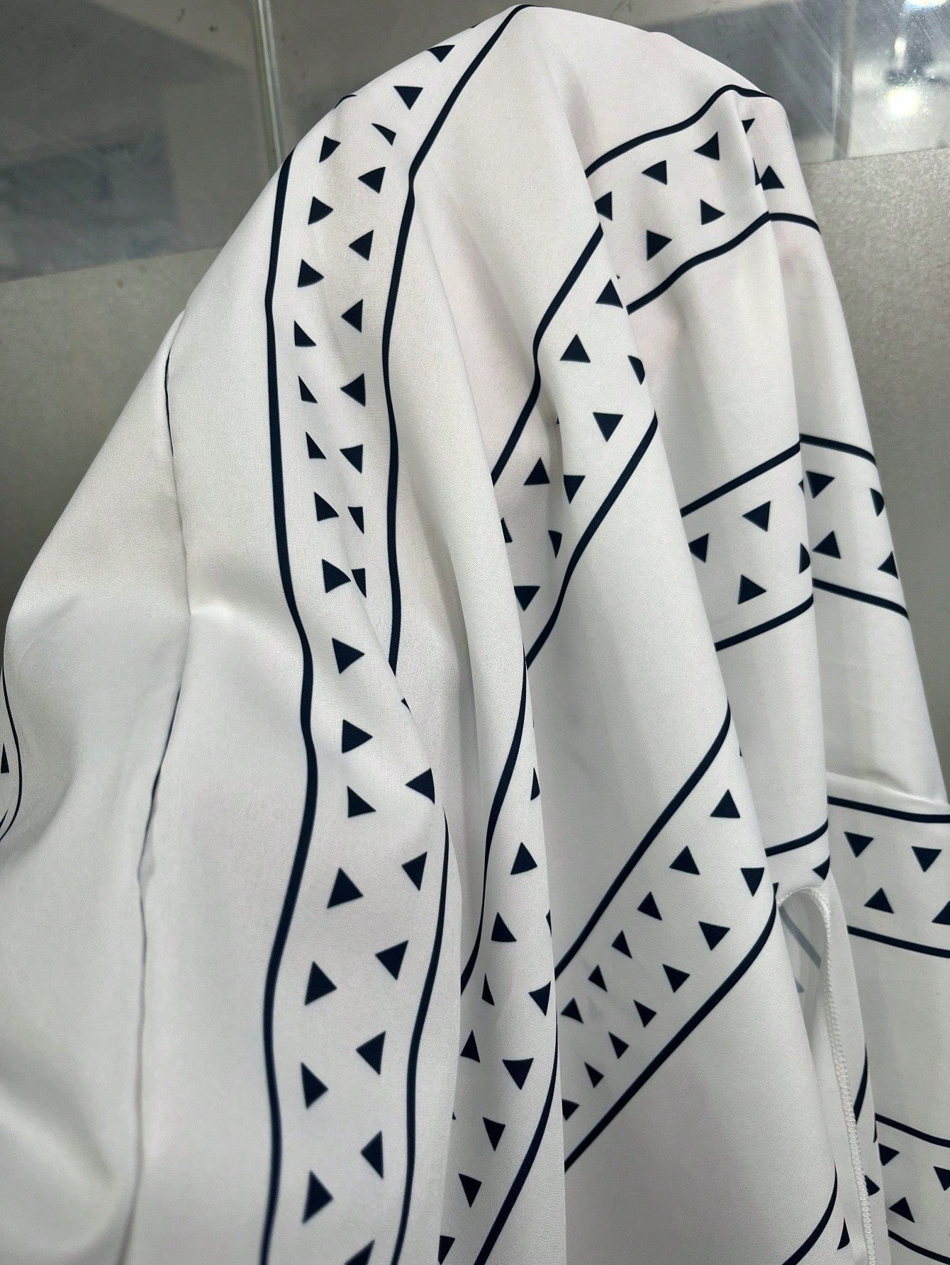 Saída De Praia Estampado Com Fenda Lateral Dália